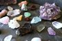 Various Mineral Collections Placed On the Table.