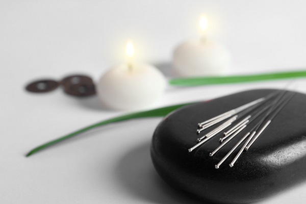 Modern Acupunture Accessories Placed On A table.