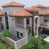 Houses inside a gated community.